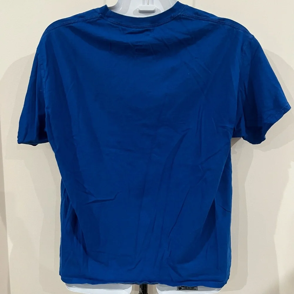 Champion Authentic Blue Logo Tee casual short sleeve t-shirt men’s XL - Picture 5 of 5